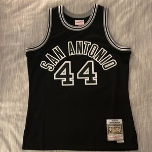 Mitchell and Ness Swingman Jersey San Antonio Spurs 1977-1977 George Gervin
